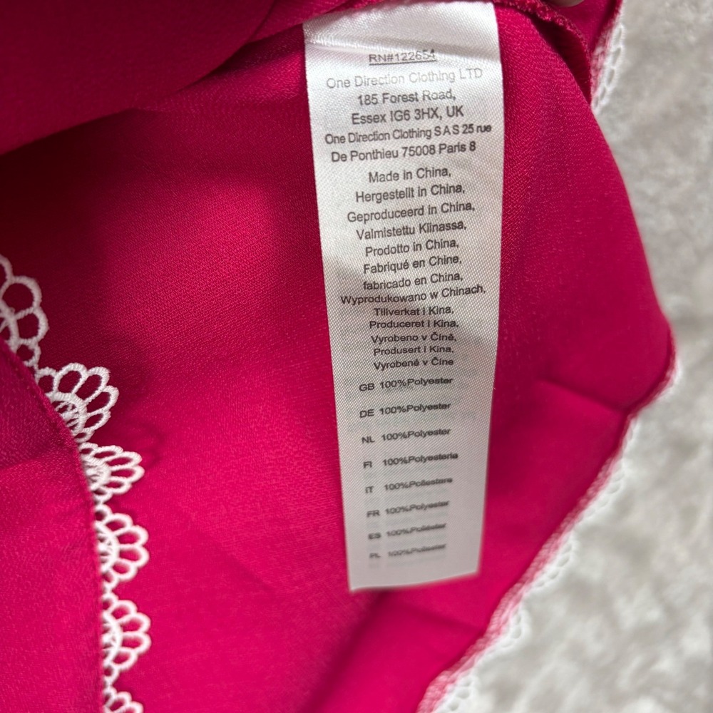 Voodoo Vixen Dress US 10 Pink Peter Pan Collar Belted Swing Retro Romantic - Picture 10 of 13